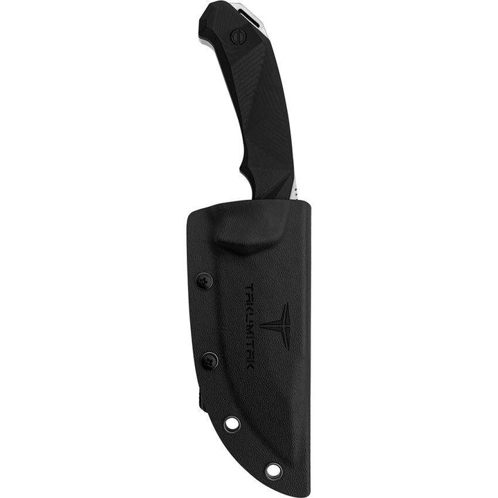 Takumitak Companion Fixed Blade Black G10 Satin D2 - Knives.mx