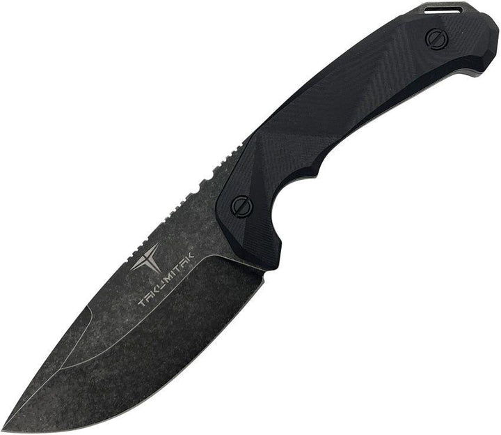 Takumitak Companion Fixed Blade Blackout G10 Stonewash D2 - Knives.mx