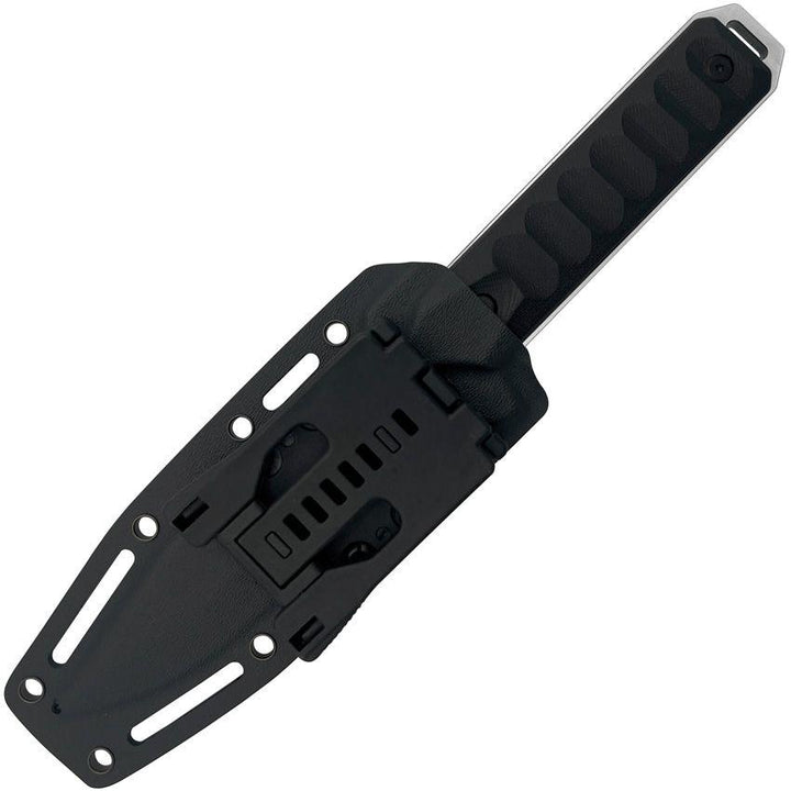 Takumitak Escort Fixed Blade Black G10 Serrated D2 - Knives.mx