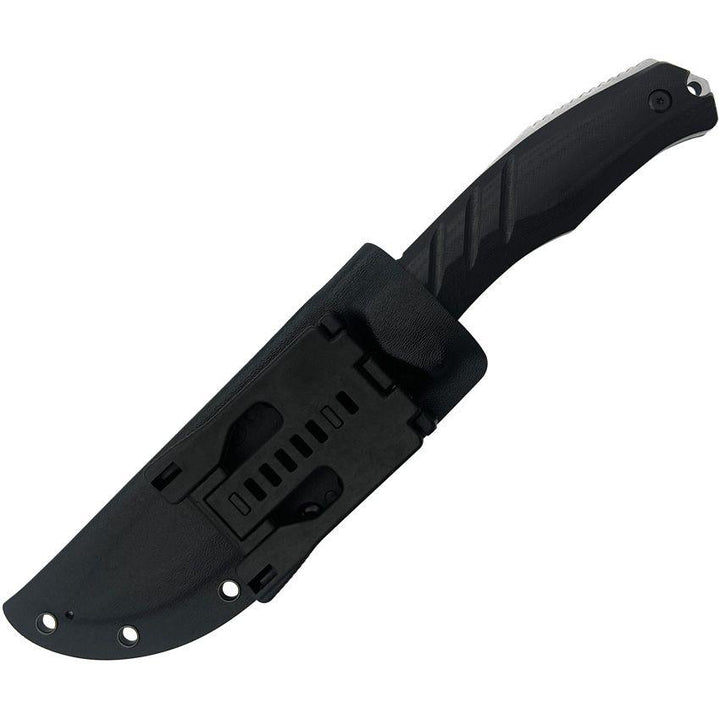 Takumitak Exit Point Fixed Blade Black G10 Satin D2 - Knives.mx