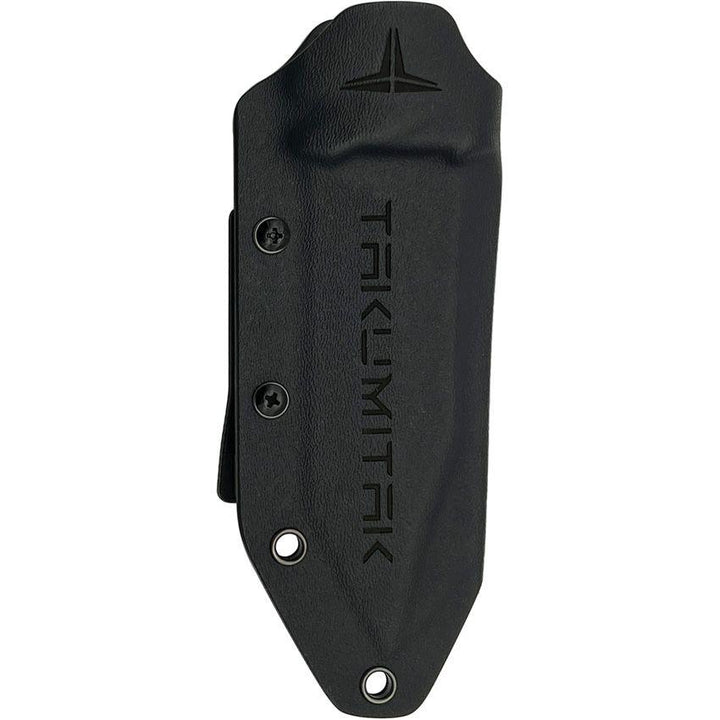 Takumitak Fulcrum Fixed Blade Black G10 Satin Tanto D2 - Knives.mx