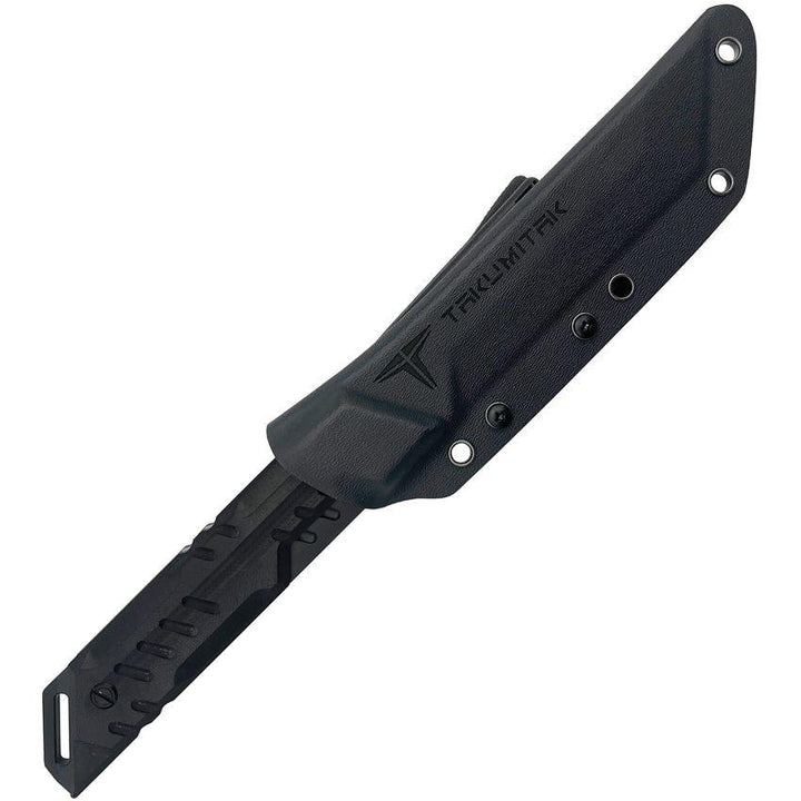 Takumitak Solution Fixed Blade Black G10 Satin Tanto D2 - Knives.mx