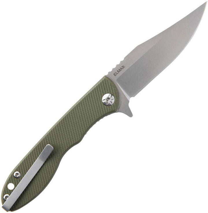 TOPS Knives MSF Folder Green G10 Satin Elmax - Knives.mx