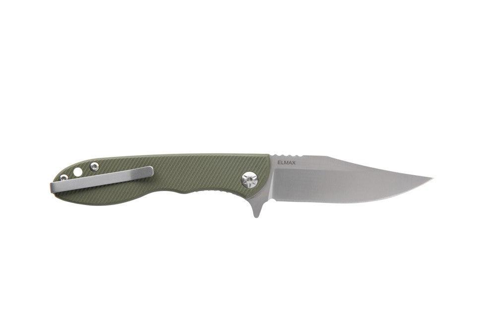 TOPS Knives MSF Folder Green G10 Satin Elmax - Knives.mx