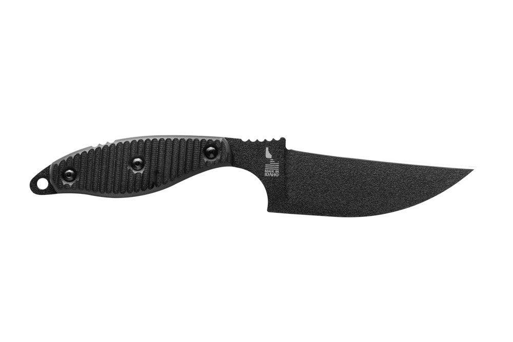 TOPS Knives Unzipper Blackout G10 Traction coated 1095HC - Knives.mx