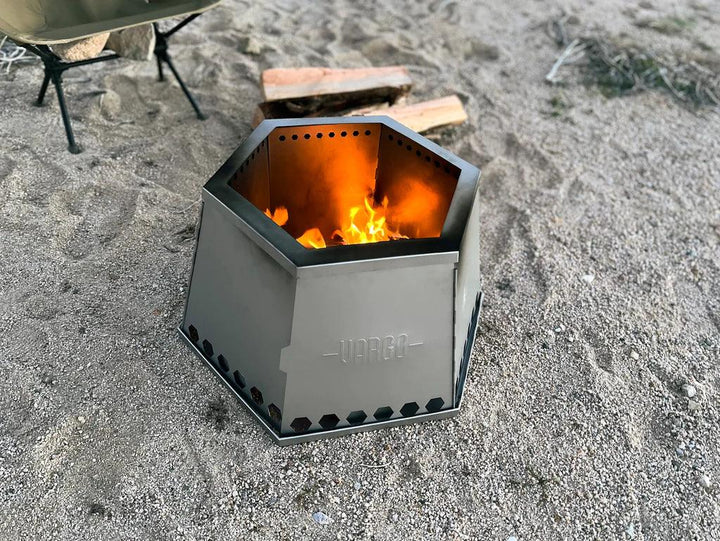 Vargo MegaHex Portable Fire Pit - Knives.mx