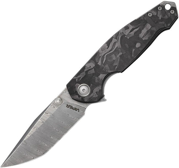 Viper Katla Linerlock Carbon Fiber Damascus - Knives.mx