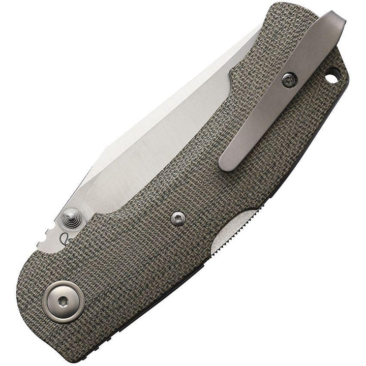 Viper Turn Essential Lockback Green Canvas Micarta Satin Bohler M390 - Knives.mx