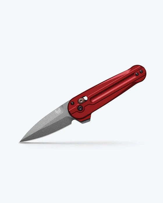 Benchmade Lowden™ | Phoenix Red Aluminum Gray Cerakote M390