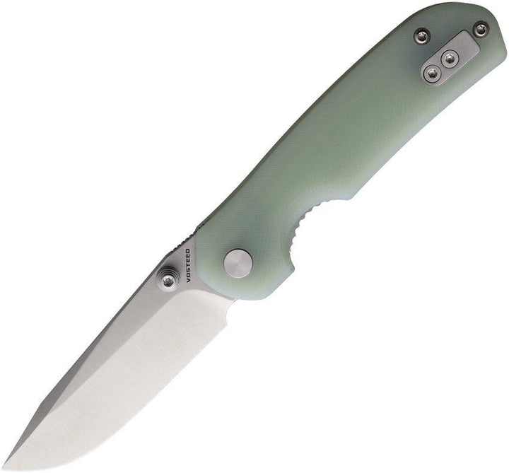 Vosteed Chipmunk Linerlock Jade G10 Satin 14C28N Sandvik - Knives.mx