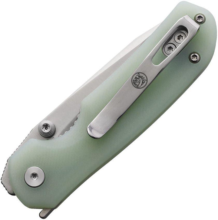 Vosteed Chipmunk Linerlock Jade G10 Satin 14C28N Sandvik - Knives.mx