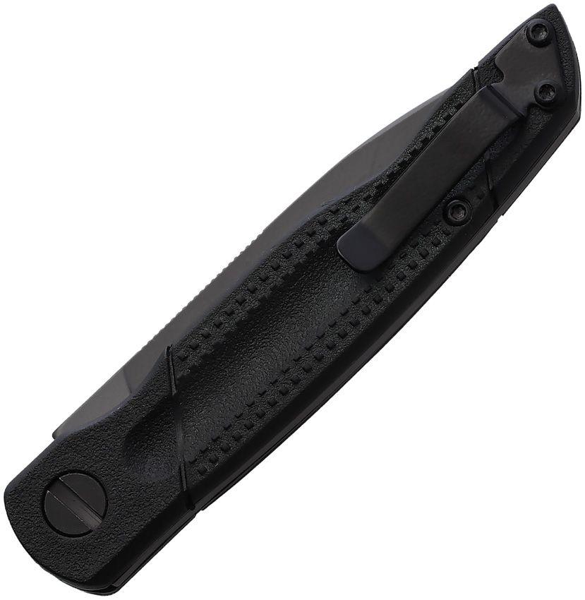 Walther CSK Slip Joint Black Rubber Gray Coated 440C - Knives.mx