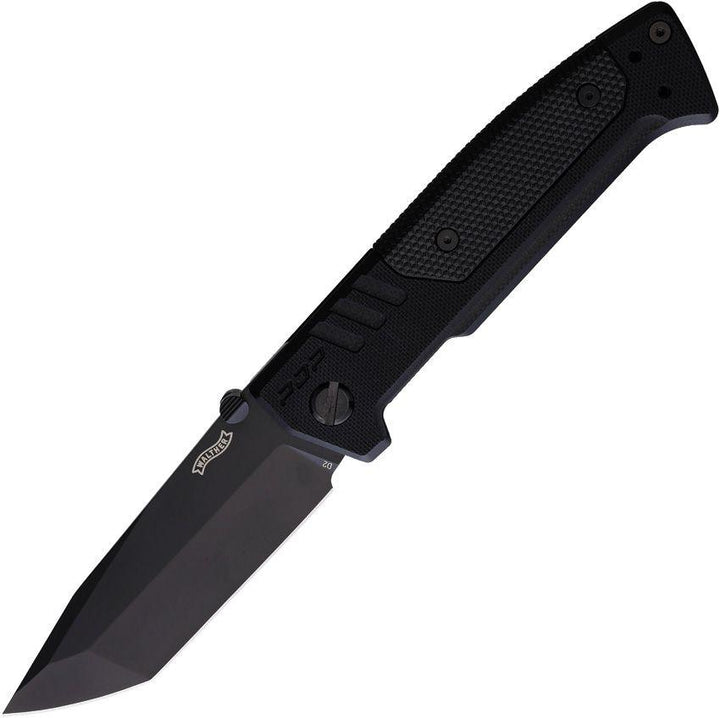 Walther PDP Linerlock Tanto Blackout G10 w FRN Tanto D2 - Knives.mx