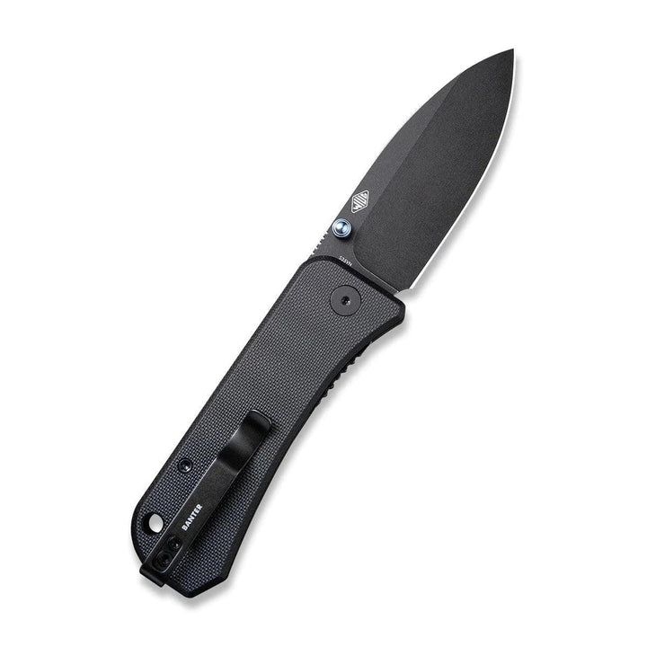 We Knife Banter Linerlock Blackout G10 Stonewash CPM S35VN - Knives.mx