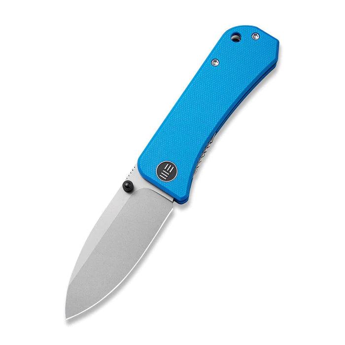 We Knife Banter Linerlock Blue G10 Stonewash CPM S35VN - Knives.mx