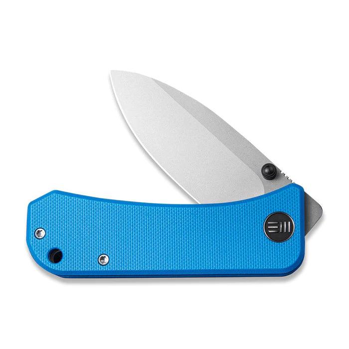 We Knife Banter Linerlock Blue G10 Stonewash CPM S35VN - Knives.mx