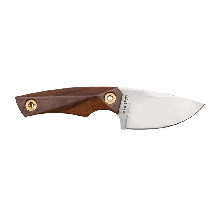 WOOX Bad Boy Fixed Blade Walnut Satin Drop Point D2 - Knives.mx