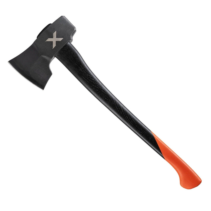 WOOX Forte Heavy Duty Axe 22" Black & Orange American Hickory 1060HC - Knives.mx