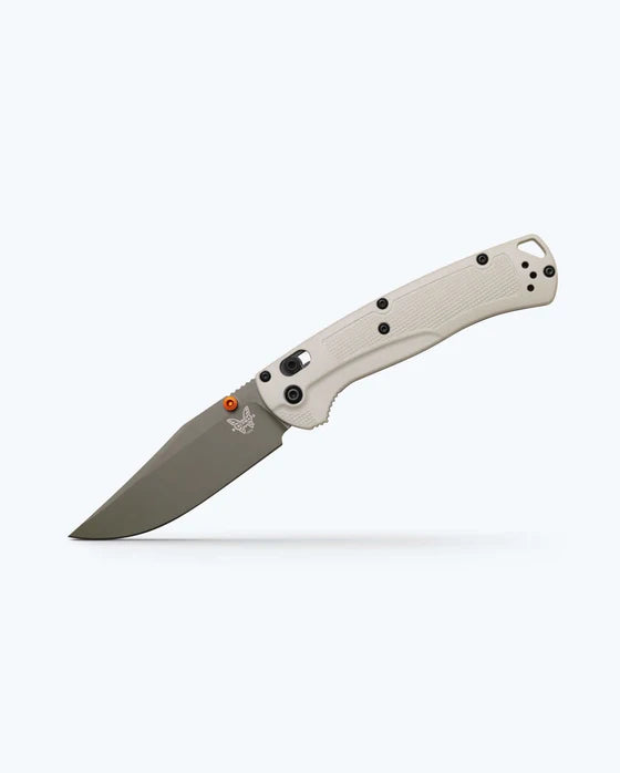 Benchmade Taggedout® | Tan Grivory® Green Cerakote Elmax