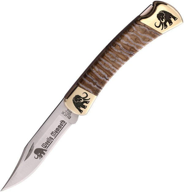 Yellowhorse Custom Buck 110 Lockback Brown Mammoth 420HC - Knives.mx