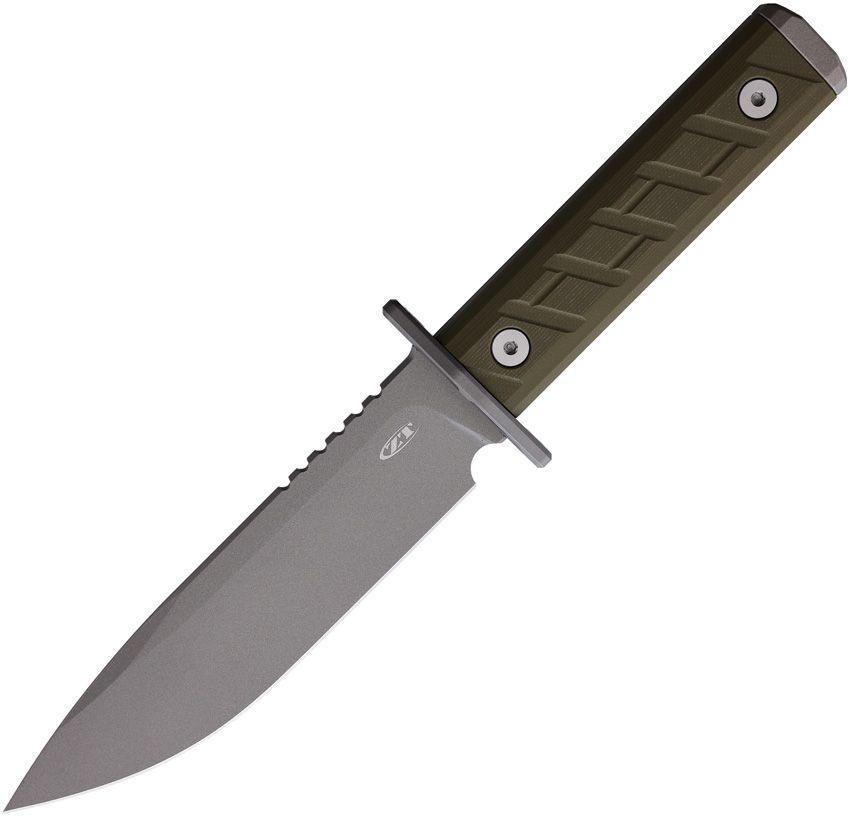 Zero Tolerance Fixed Blade OD Green G10 Bead Blasted Cerakote CPM 3V - Knives.mx