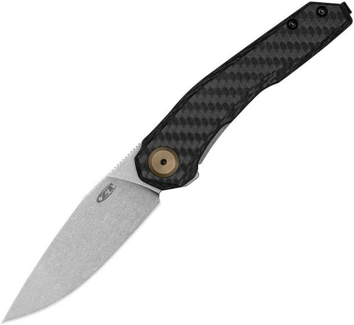 Zero Tolerance Framelock Carbon Fiber w Titanium Back Stonewash MagnaCut - Knives.mx