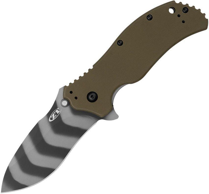 Zero Tolerance Linerlock A/O OD Green G10 Tiger Stripe Cerakote CPM-MagnaCut - Knives.mx