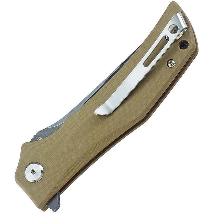 Scimitar G10 Linerlock Beige_0
