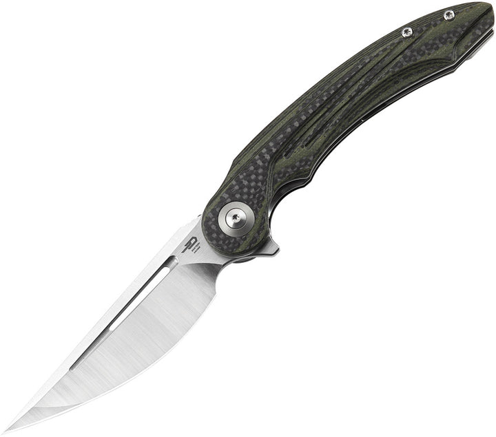 Irida Linerlock CF/G10 Green_1