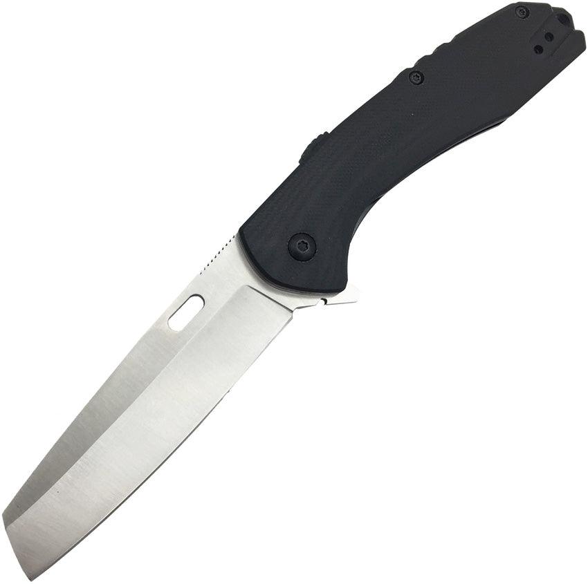 ABKT TAC Warthog Linerlock Black Micarta Satin Wharncliffe D2 - Knives.mx