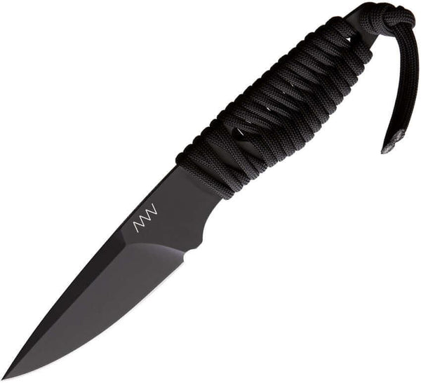 Acta Non Verba Knives P100 Fixed Blade Black DLC Coated Sleipner Stainless - Knives.mx