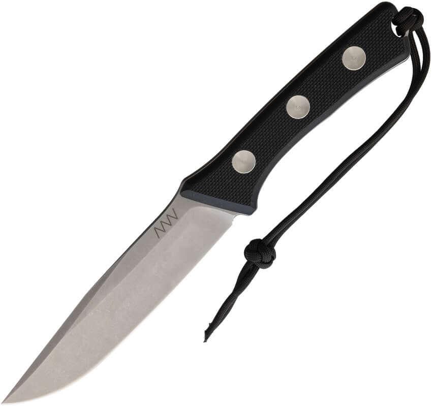 Acta Non Verba Knives P300 Fixed Blade Black G10 Stonewashed Bohler N690 - Knives.mx