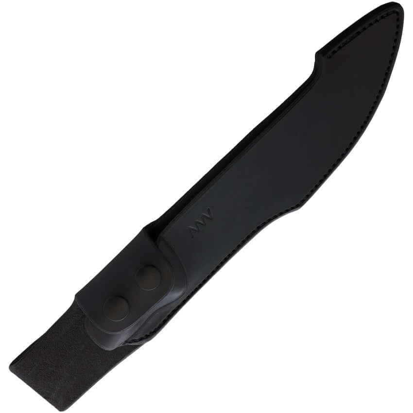 Acta Non Verba Knives P500 Fixed Blade Black G10 Stonewashed Sleipner - Knives.mx