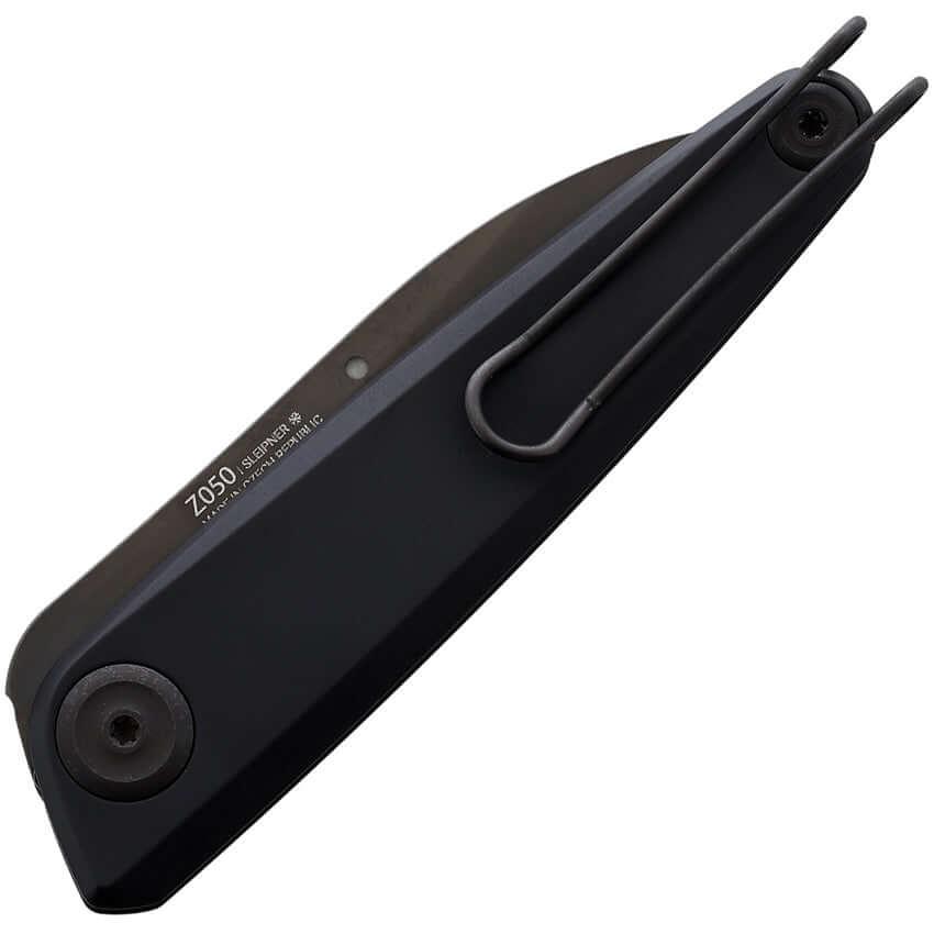 Acta Non Verba Knives Z050 Folder Black Titanium DLC Sleipner - Knives.mx