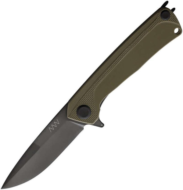 Acta Non Verba Knives Z100 Linerlock Olive G10 DLC Sleipner - Knives.mx