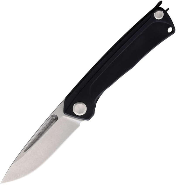 Acta Non Verba Knives Z200 Framelock Black Titanium Stonewash Sleipner - Knives.mx