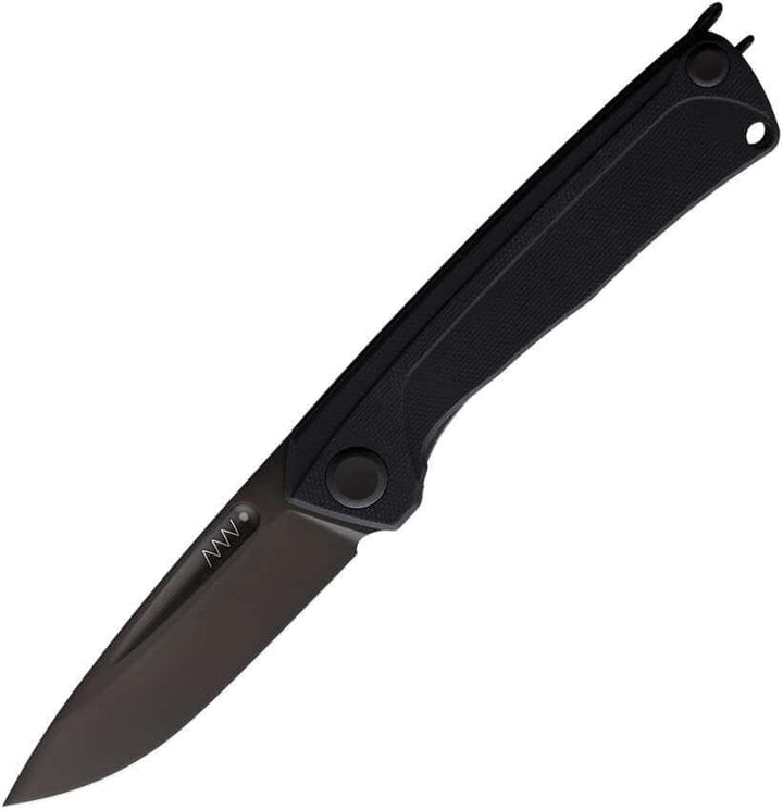 Acta Non Verba Knives Z200 Linerlock Black G10 DLC Sleipner - Knives.mx