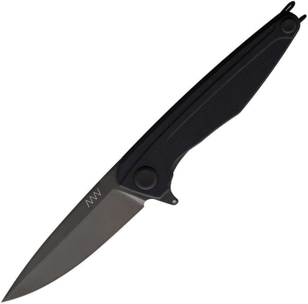 Acta Non Verba Knives Z300 Linerlock Black DLC Black DLC Sleipner - Knives.mx