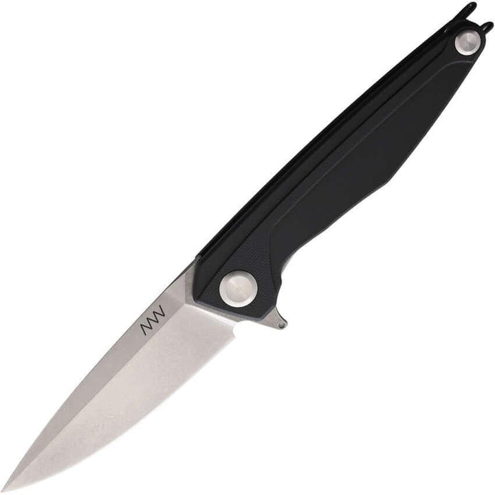 Acta Non Verba Knives Z300 Linerlock Black G10 Stonewashed Sleipner - Knives.mx