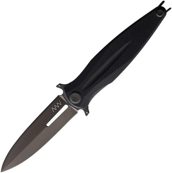 Acta Non Verba Knives Z400 Linerlock Black G10 DLC Sleipner - Knives.mx