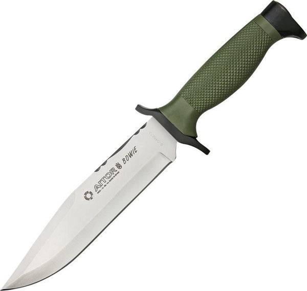 Aitor Bowie NATO OD Green Polymer ‎Stainless Steel CR MO VA - Knives.mx