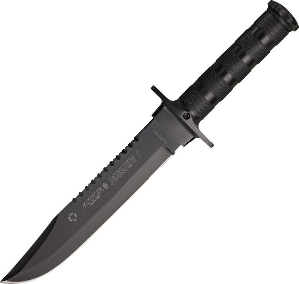 Aitor Jungle King I Black Powder Coated Sawback - Knives.mx