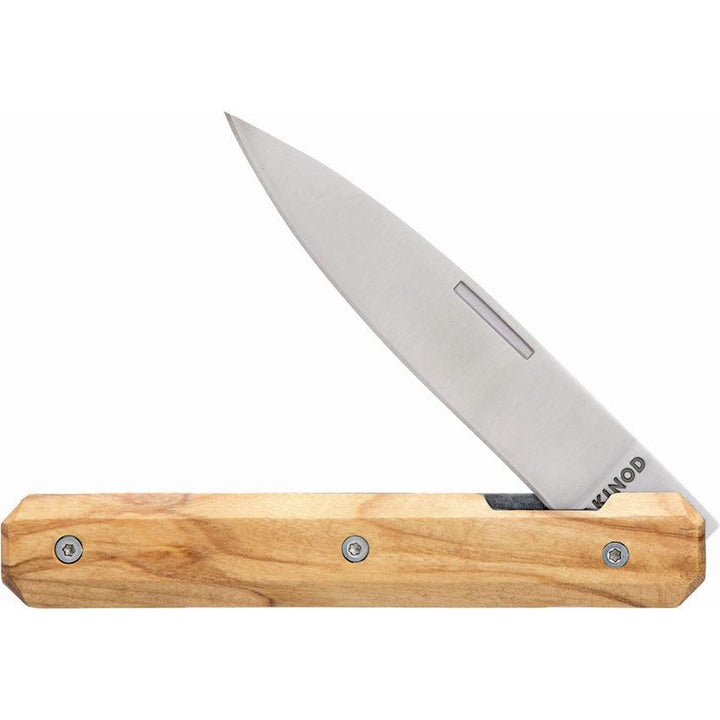 Akinod 18H07 Paring Linerlock Olive Wood Satin 3Cr13 - Knives.mx