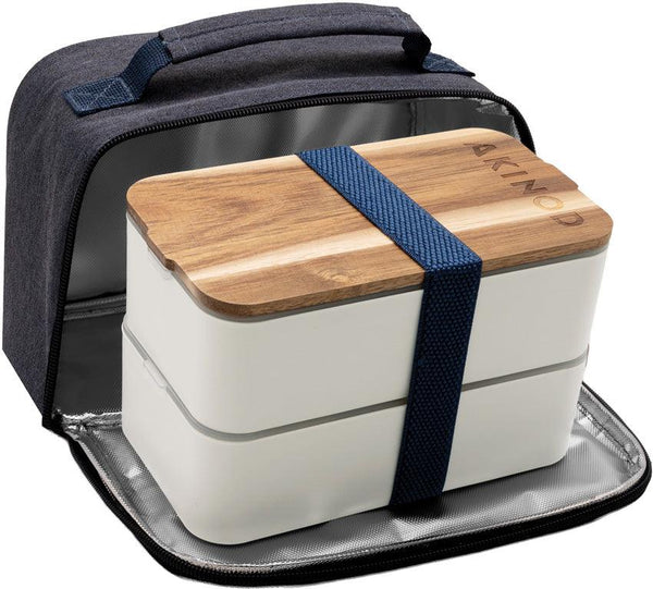 Akinod Bento Lunch Bag Blue - Knives.mx