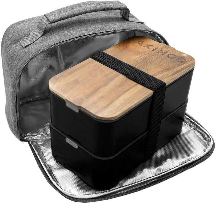 Akinod Bento Lunch Bag Gray - Knives.mx