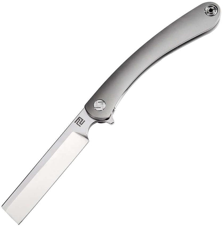 Artisan Cutlery Orthodox Framelock Gray Titanium M390 - Knives.mx