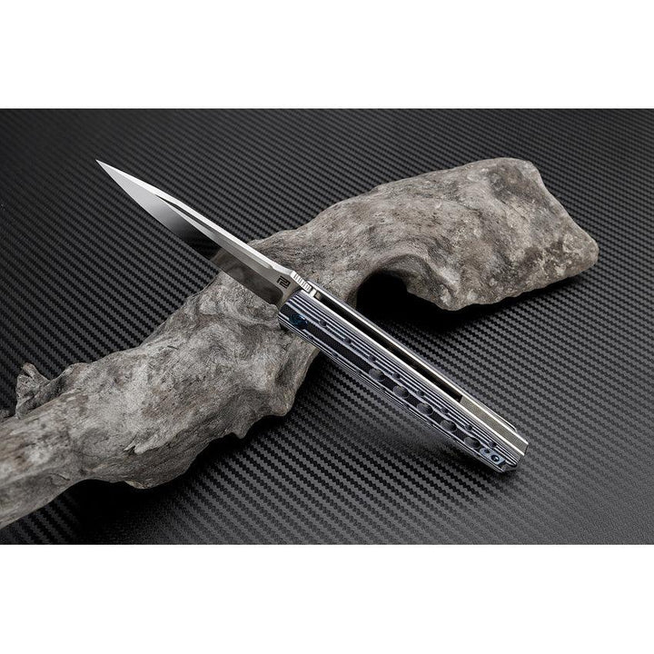 Artisan Cutlery Virginia Linerlock Black & White G10 Satin S35VN - Knives.mx