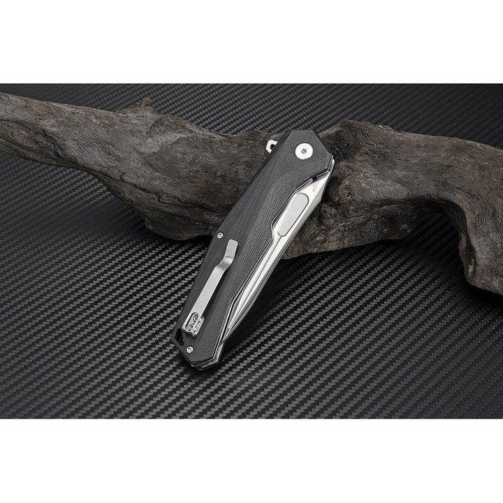 Artisan Cutlery Zumwalt Linerlock Black Smooth G10 Satin D2 - Knives.mx