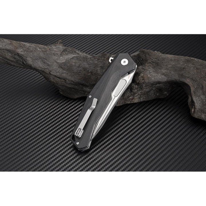 Artisan Cutlery Zumwalt Linerlock Black Smooth G10 Satin D2 - Knives.mx