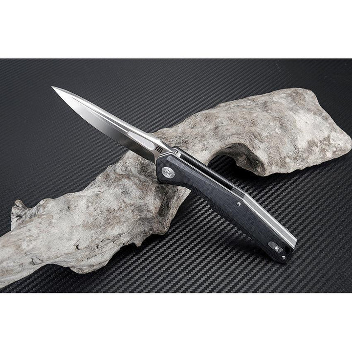 Artisan Cutlery Zumwalt Linerlock Black Smooth G10 Satin D2 - Knives.mx